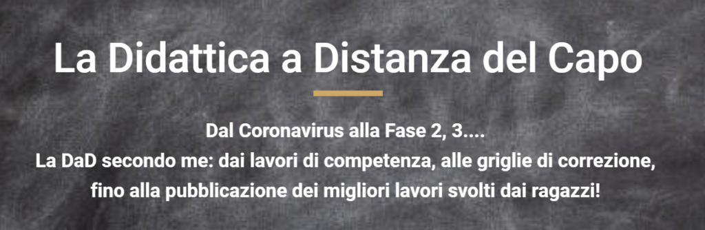 La Didattica a Distanza del Capo